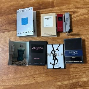 Set of Men’s fragrance spray bottles. 9 in total.